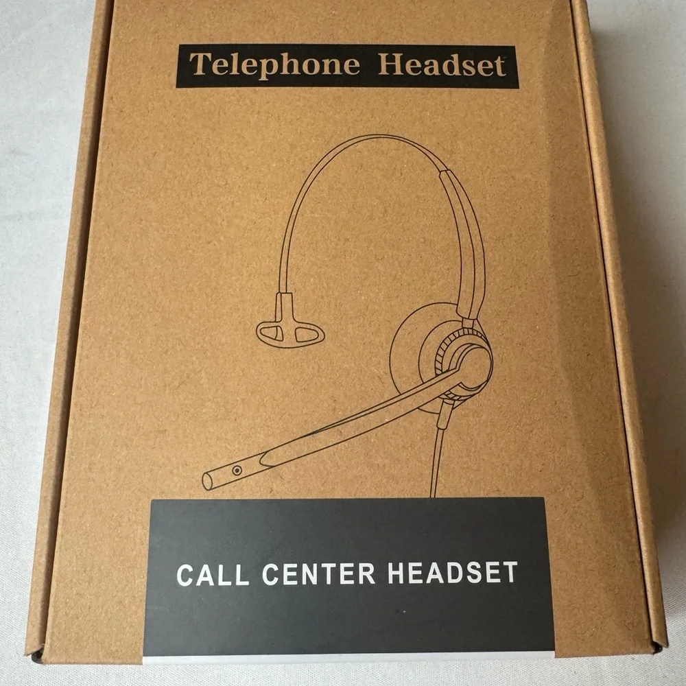 Telephone Wired Headset New